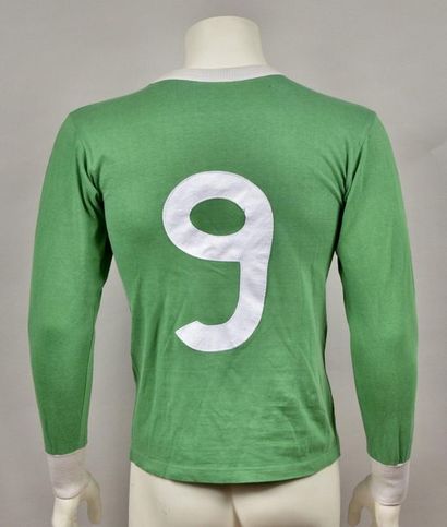 null Hervé Revelli. AS St Etienne N°9 jersey worn during training. End of the 60s

early...