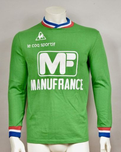 null Georges Bereta. AS St Etienne N°9 jersey worn during the 1974-1975 Championship...