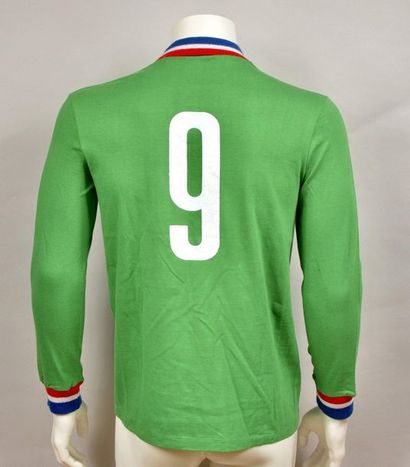 null Georges Bereta. AS St Etienne N°9 jersey worn during the 1974-1975 Championship...