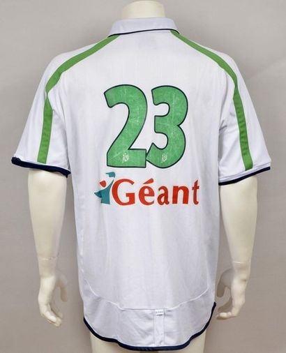 null Patrick Guillou. AS St Etienne jersey N°23 for the Season 2001-2002 of a preparation...
