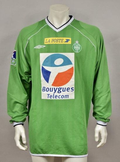 null Alex. AS St Etienne N°7 jersey for the 2002-2003 Season prepared for the 8th...