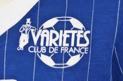 null Club de France varieties. N°21 jersey probably worn during the match against...