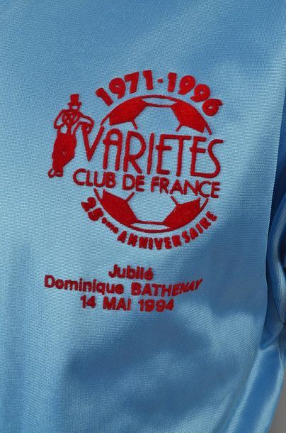 null Club de France varieties. Jubilee jersey N°12 "Dominique Bathenay" on 14 May...