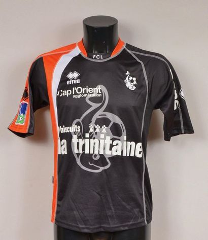 null Fabrice Abriel. N°6 jersey of FC Lorient worn during the 2007-2008 season of...