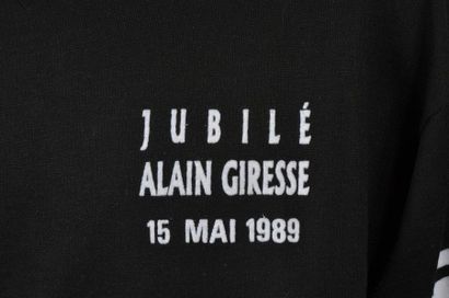 null Bordeaux. Sweat Shirt of Alain Giresse's Jubilee played in Bordeaux on May 15,...