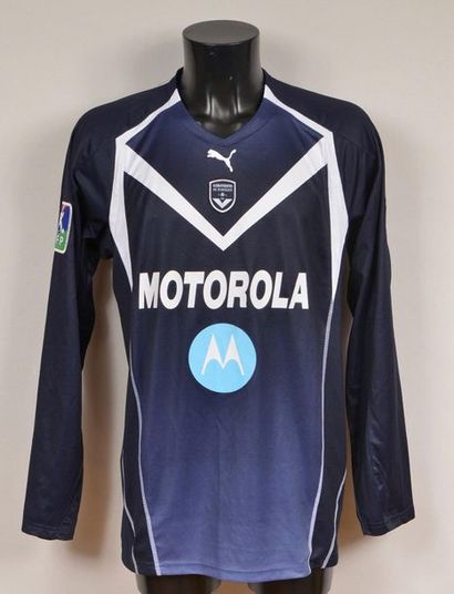 null Cyril Rool. N°8 Girondins de Bordeaux jersey worn during the 2004-2005 Championship...