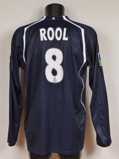 null Cyril Rool. N°8 Girondins de Bordeaux jersey worn during the 2004-2005 Championship...