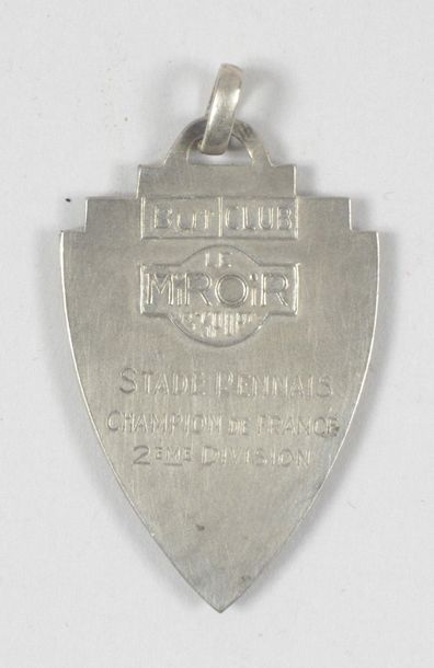 null Stade Rennais. Henri Guérin's medal for the title of French Champion of 2nd...
