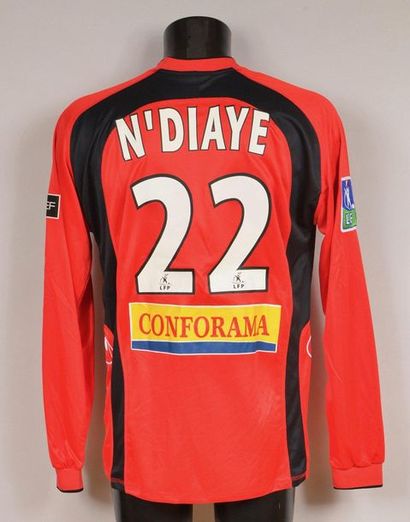 null Amadou Makhtar N'Diaye. Stade Rennais jersey N°22 worn during the 2002-2003...