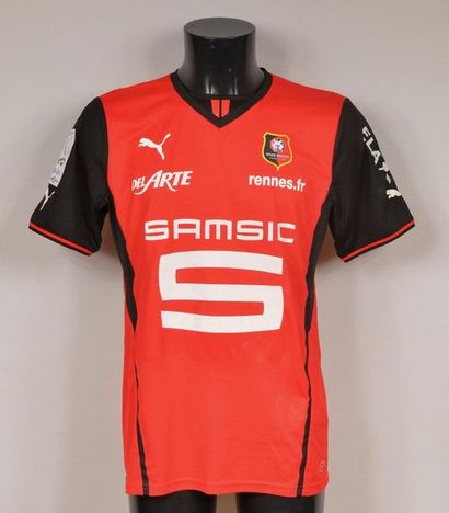 null Foued Kadir. Stade Rennais N°10 jersey worn during the 2013-2014 Championship...