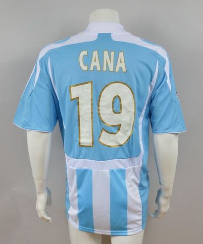 null Lorik Cana. Olympique de Marseille's N°19 jersey for the Champions League against...