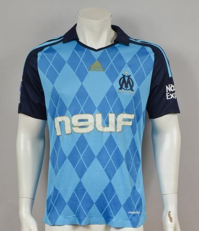 null Mathieu Valbuena. Olympique de Marseille N°28 jersey worn against Strasbourg...