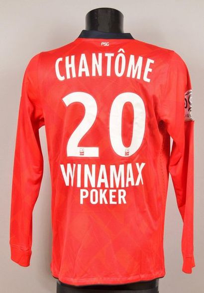 null Clément Chantôme. Paris Saint-Germain N°20 jersey worn during the 2010-2011...