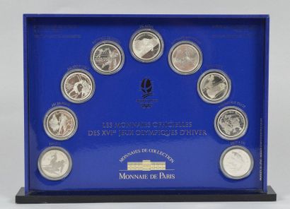 null ALBERVILLE 1992. Paris Currency Display for Official Currencies

of the XVI...
