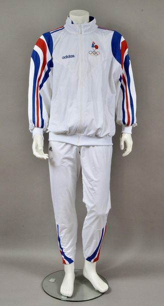 null ATLANTA 1996. Set of official French team uniforms including a jacket, tracksuit...