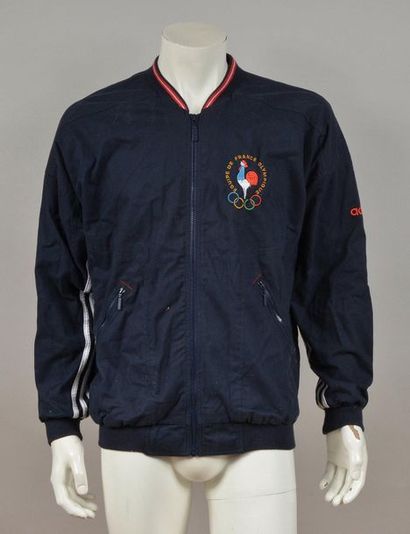 null ATLANTA 1996. Set of official French team uniforms including a jacket, tracksuit...