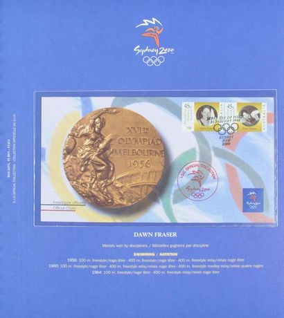 null SYDNEY 2000. Official IOC collections. Set of 5 albums comprising approximately

100...