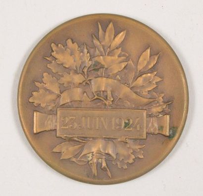 null PARIS 1924. Medal of the International Olympic Committee for the thirtieth anniversary...