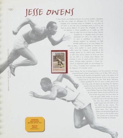 null Official collection of the IOC. Set of 4 albums including 1st day covers, stamps...