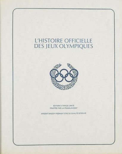 null L'histoire officielle des Jeux Olympiques de 1896 à 1976. Album de 50 médailles...
