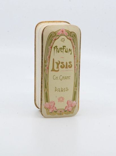 null Ch,Grant - "Parfum Lysis" - (1910s)

Cardboard box sheathed with polychrome...