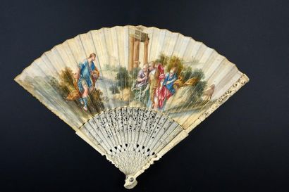 null Diana and Actaeon, early 18th century
Folded fan, the sheet in skin, mounted...