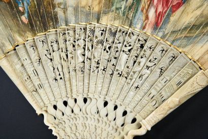null Diana and Actaeon, early 18th century
Folded fan, the sheet in skin, mounted...