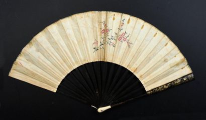 null Butterfly, circa 1780-1790
Folded fan, double leaf wallpaper in the Chinese...