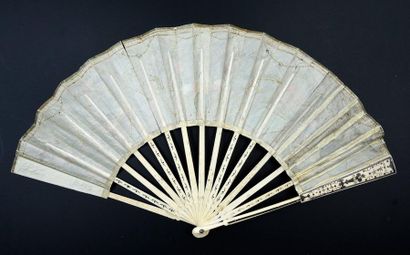 null Still life, ca. 1780
Folded fan, the silk leaf painted with gouache of musical...