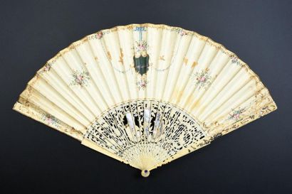 null Alexander and Campaspe, circa 1840-1850
Folded fan, Alexander's wallpaper sheet...