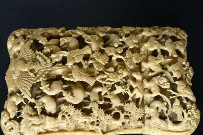 null Business card case, China, 19th century
Important ivory* "cushion" case very...