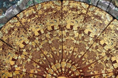 null Landscape of China, China, circa 1850
Large fan, double sheet of paper. The...