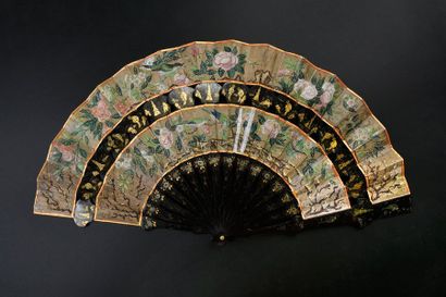 null Large cabriolet, China, circa 1860
Large double-leaf fan made of paper called...