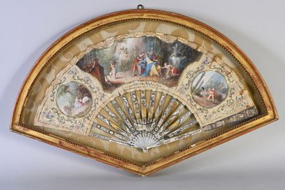 null Tribute to Flora, ca. 1783-1785
Folded fan, the cream silk leaf painted with...