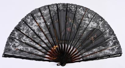 null Lucie Boillat, Miroir, mon beau miroir, ca. 1890
Folded fan, the sheet in black...