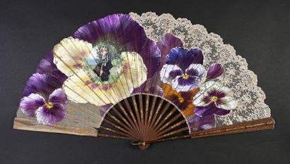 null Ronot-Tutin, Young woman of my thoughts, circa 1890
Folded fan, the gauze sheet...