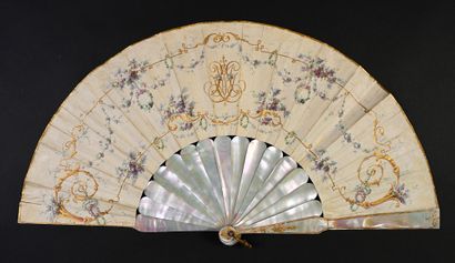 null Paul Hervy for Félix Alexandre
The art of divination, circa 1854
Folded fan,...
