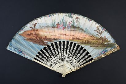 null Carnival Day, ca. 1760-1770
Folded fan, the skin sheet painted with gouache...