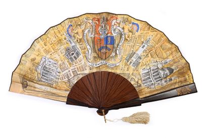 null The Worshipful Company of fan makers, 1997
Folded fan, the double cloth sheet...