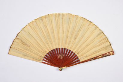 null Trade with the Indies, circa 1800
Folded fan, the double sheet of engraved paper...