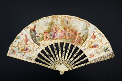 null Under the spell, ca. 1770-1780
Folded fan, the skin sheet mounted in English...