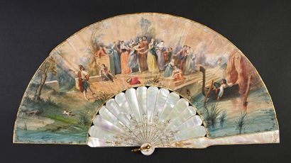 null Paul Hervy for Félix Alexandre
The art of divination, circa 1854
Folded fan,...