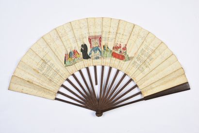 null Joyful Round of the Assembly of Notables, ca. 1787
Folded fan, the double sheet...