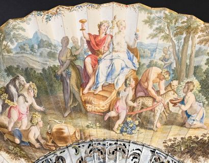 null Bacchus and Ariadne, ca. 1750
Folded fan, the skin sheet painted with gouache...