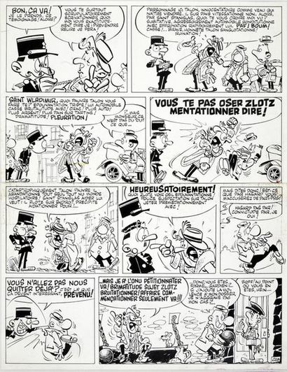 GREG (Michel Regnier / 1931-1999) 
ACHILLE TALON. SIMPLATOIRE TÉMOIGNATON.
Planche...