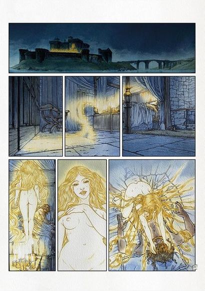 TILLIER, Béatrice (1972) 
LAMENT OF THE LOST MOORS.
CYCLE 3: WITCHES. VOLUME 2, INFERNO.
Coloured...