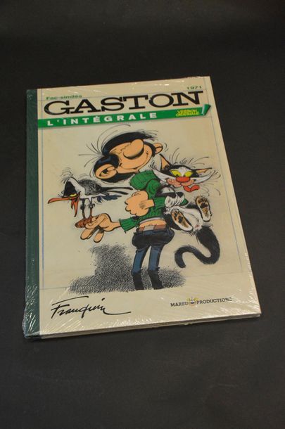 FRANQUIN THE 1971 COMPLETE GASTON'S.
Numbered large format head print. Marsu Productions....