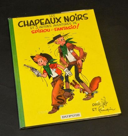 FRANQUIN SPIROU 03A. LES CHAPEAUX NOIRS.
Edition 1964. Dos vert. Album à l'état neuf....