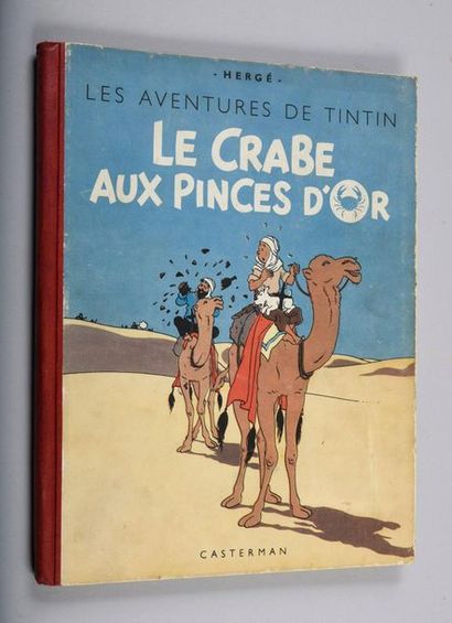 HERGÉ. TINTIN 09. THE CRAB WITH THE GOLDEN CLAWS BIG PICTURE EDITION. CASTERMAN 1942....