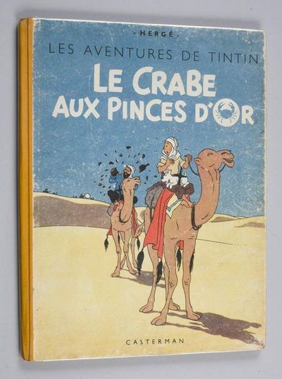 HERGÉ. TINTIN 09. THE CRAB WITH GOLDEN CLAWS ORIGINAL EDITION COLORS 1944. A23BIS...